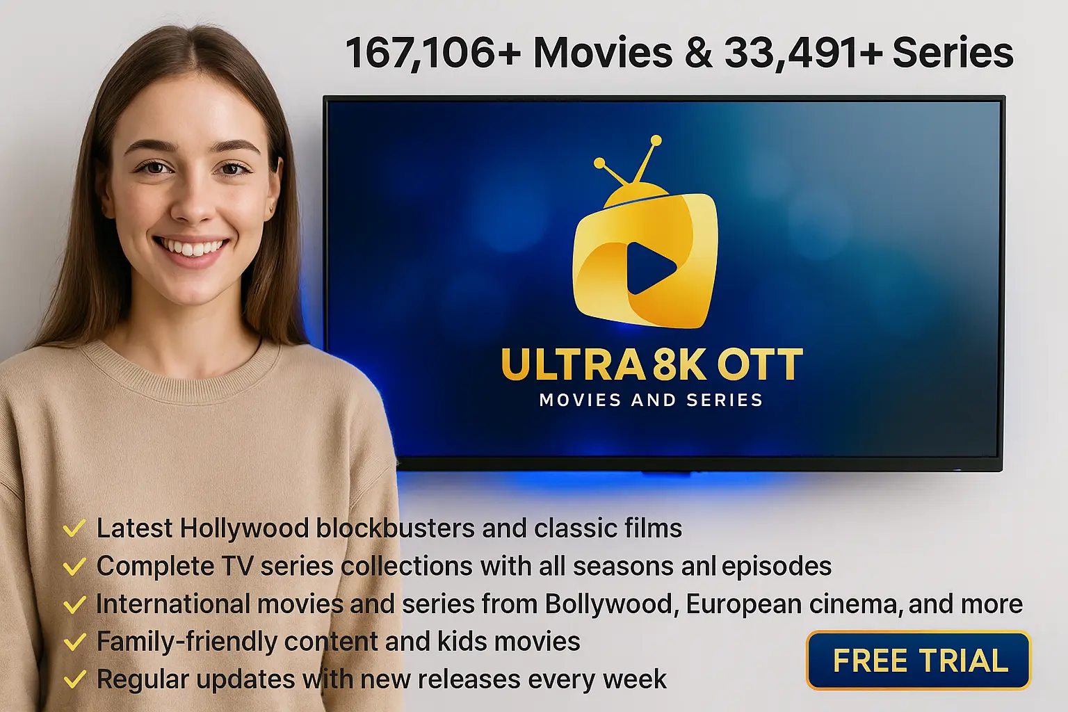 Ultra 8K OTT Movies and Series