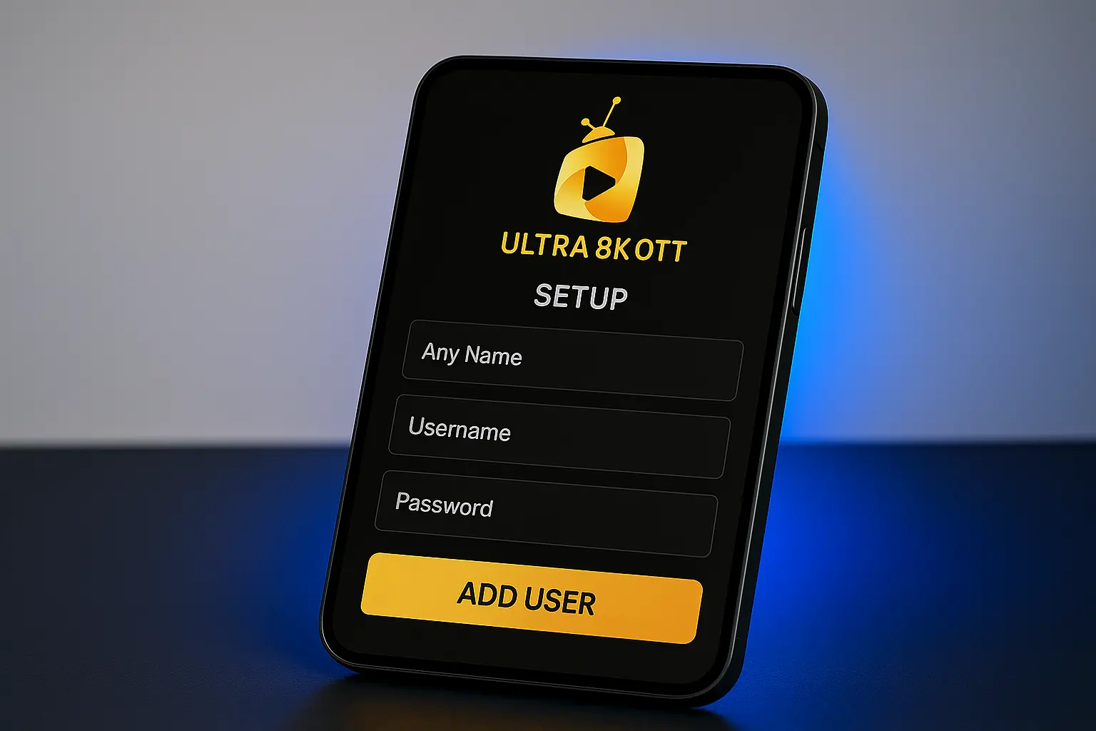 Ultra 8K OTT App Setup