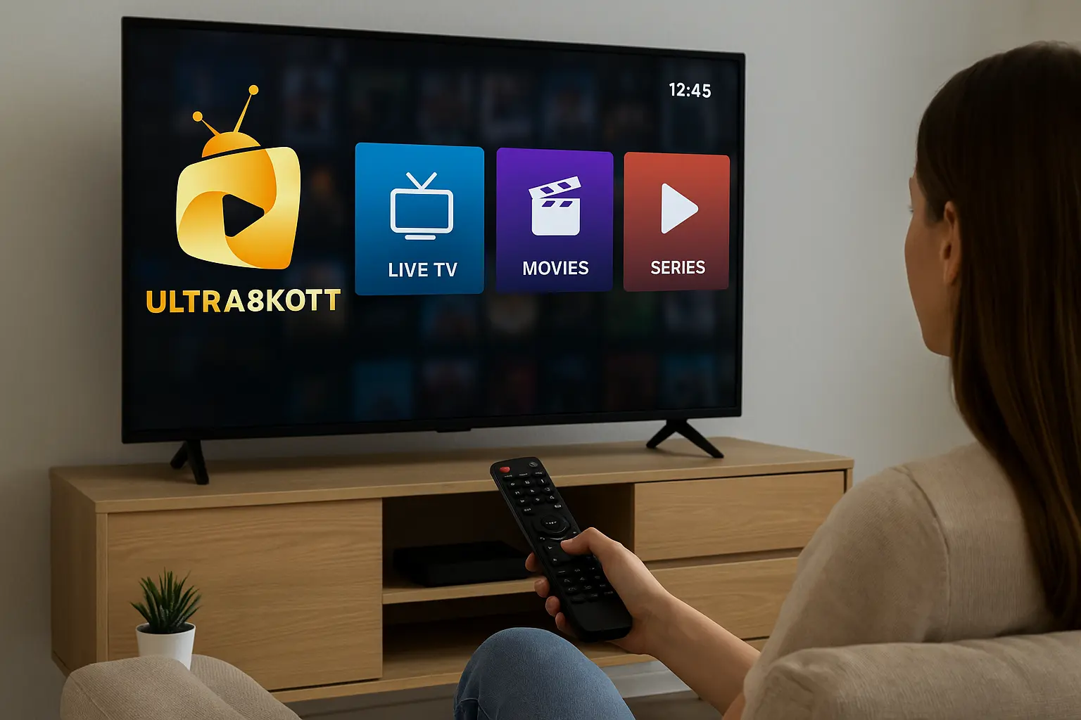 Ultra 8K OTT on TV